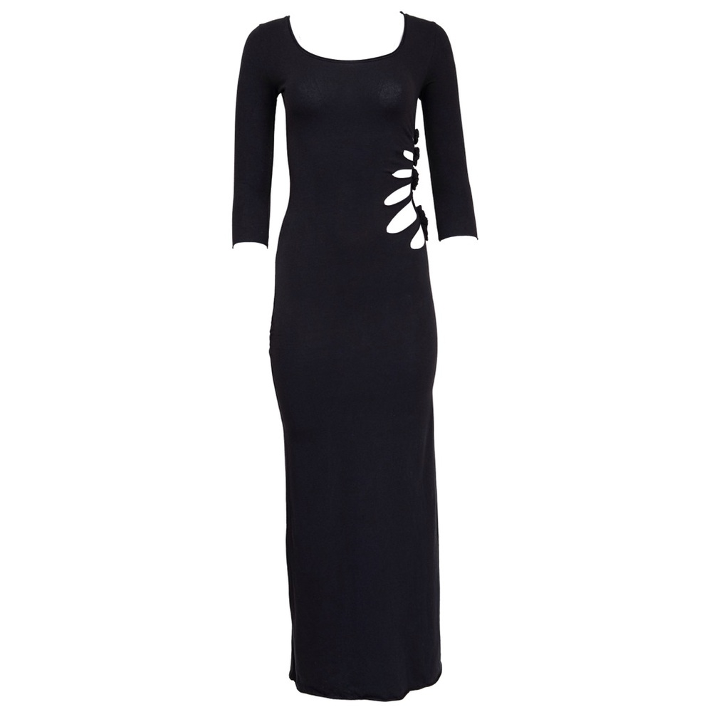 Jean Paul Gaultier Black Cutout Maxi Dress